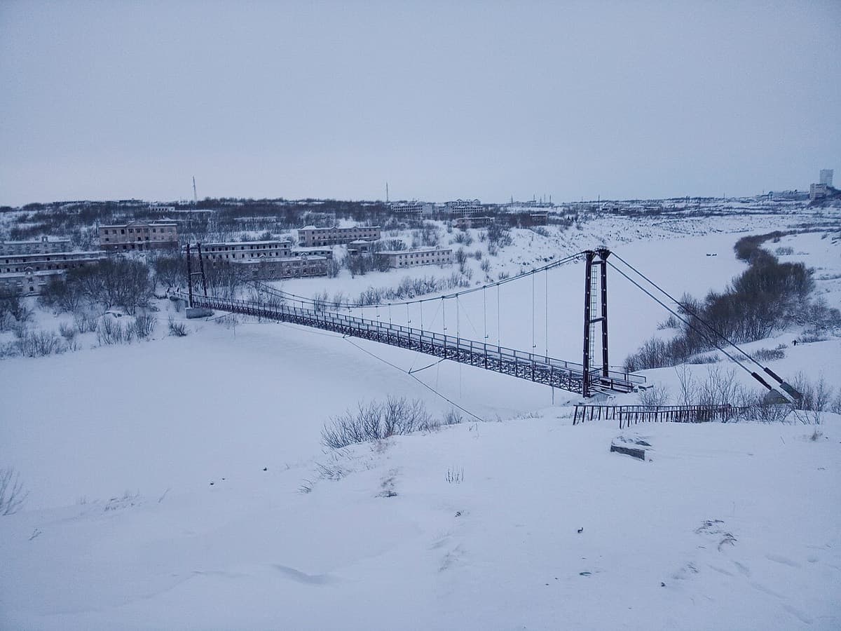 Мост в посёлок Рудник, Воркута